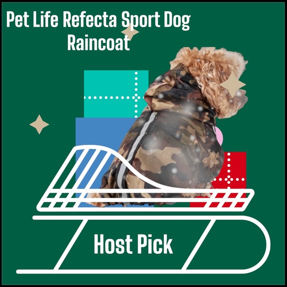 Pet Life Other - 🐾 HOST PICK 🐾 Pet Life Reflecta Sport Rainbreaker Dog Raincoat Jacket NWT